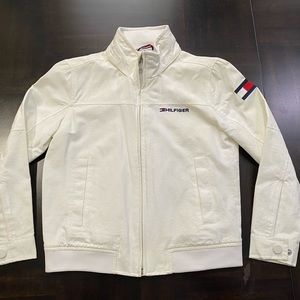 Tommy Hilfiger Off White Boys Jacket Size XS(4-5)